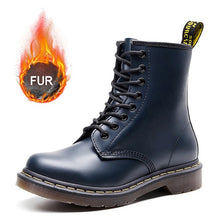Load image into Gallery viewer, 2019 New Men Boots For Martin Boots Genuine Leather Dr Motocycle Boots Warm Ankle Boots Winter Shoes Men Shoes Plus Size 47 48