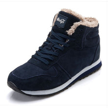 Load image into Gallery viewer, 2019 Men Boots Men's Winter Shoes Fashion Snow Boots Sneakers Black Blue Footwear Warm Timer Male Comfortable Shoe Plus Size 47