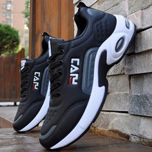 Load image into Gallery viewer, 2019 New Men's Casual Shoes Shock Absorption Cushion Shoes Campus Wind Non-Slip Shoes Leather Stitching Men's Casual Shoes